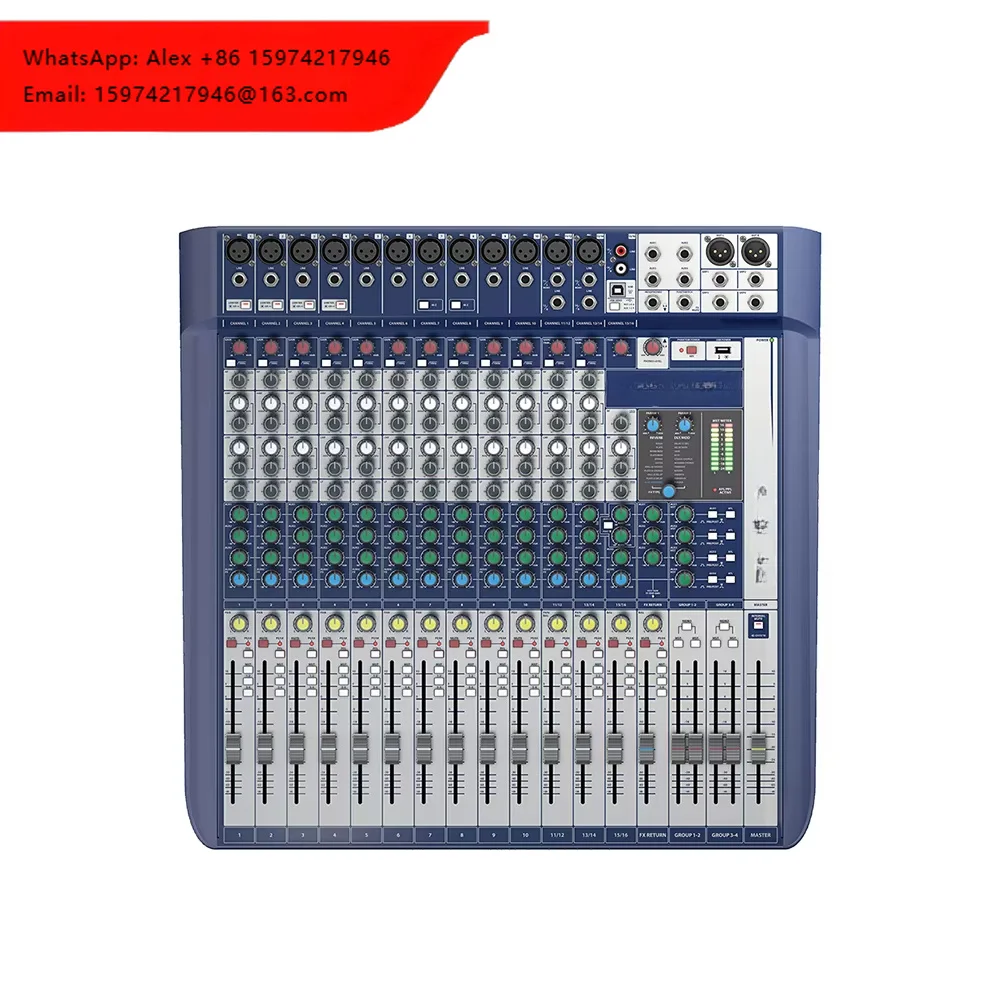 QUANSHENG Professional Signature 16-Channel XLR Audio Mixer With 20Hz-30KHz Frequency Range For Stage Singing Performance
QUANSHENG Professional Signature 16-Channel XLR Audio Mixer With 20Hz-30KHz Frequency Range For Stage Singing Performance