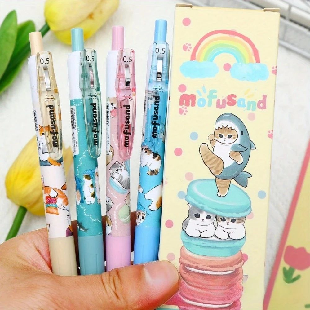 8Pcs Cute Cat Pattern Print Gel Ink Pens, Medium Point, Plastic Material, Creative Design Writing Rollerball Pens with 0.5mm
8Pcs Cute Cat Pattern Print Gel Ink Pens, Medium Point, Plastic Material, Creative Design Writing Rollerball Pens with 0.5mm