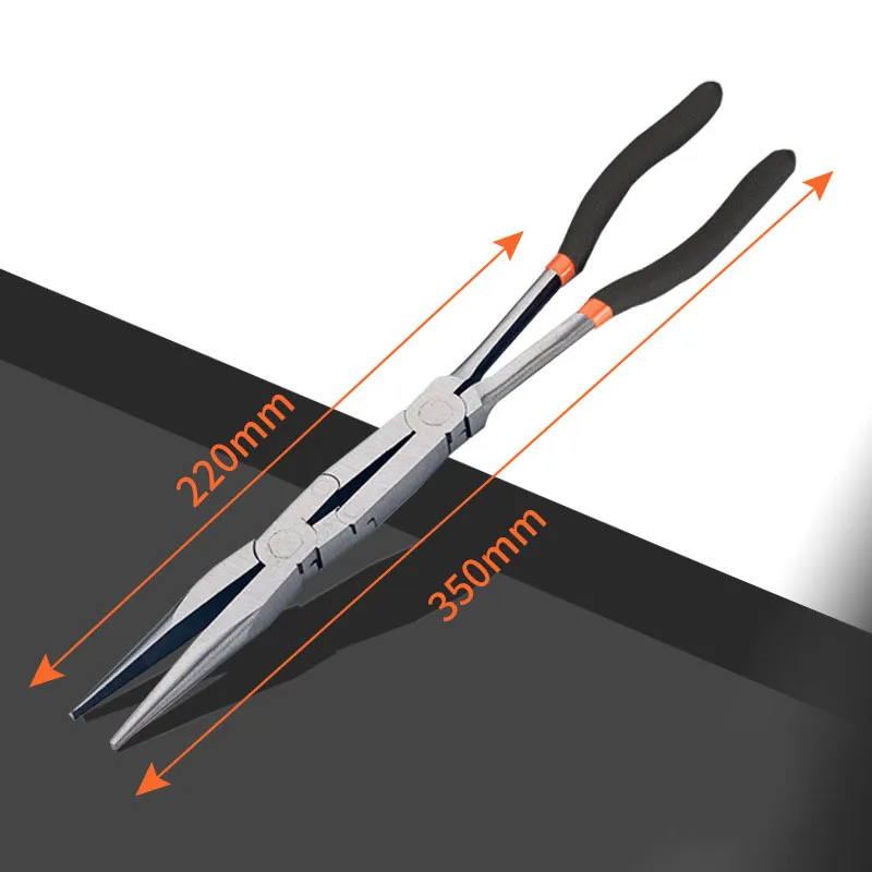 Для ремонта бытовой техники, удлиненные плоскогубцы, серебряные прецизионные плоскогубцы с игольчатыми носами, автомобильный универсальный инструмент
Для ремонта бытовой техники, удлиненные плоскогубцы, серебряные прецизионные плоскогубцы с игольчатыми носами, автомобильный универсальный инструмент