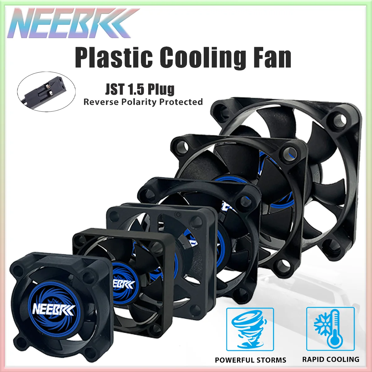 NEEBRC 25/30/35/40/45/50mm RC Motor Cooling Fan 5V-12V DC Heatsink 10000-30000RPM High Wind Rapid JST for 28/36/42mm Motor ESC
NEEBRC 25/30/35/40/45/50mm RC Motor Cooling Fan 5V-12V DC Heatsink 10000-30000RPM High Wind Rapid JST for 28/36/42mm Motor ESC