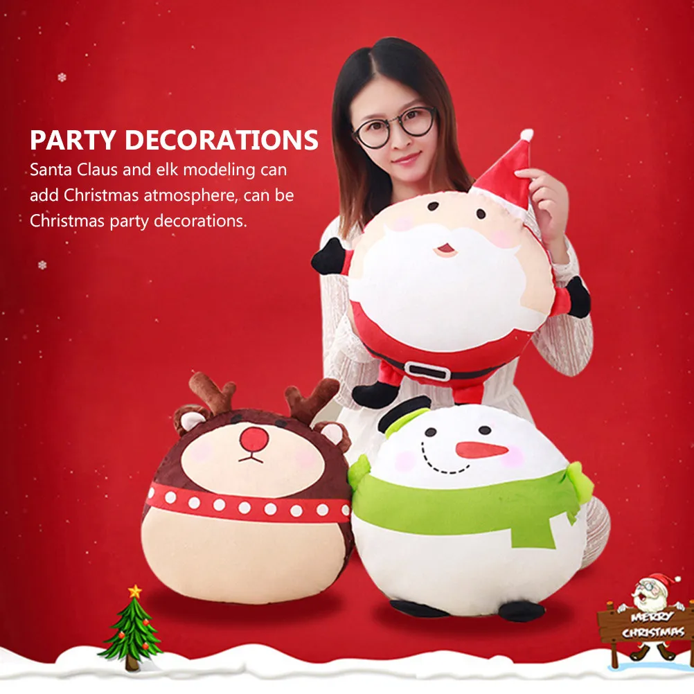 1Pcs Cute Elk Shaped Hand Warmer Throw Pillow Soft Delicate Material Dual-Sided Insert Warm Hands Decor Stuffed Cushion Holiday
1Pcs Cute Elk Shaped Hand Warmer Throw Pillow Soft Delicate Material Dual-Sided Insert Warm Hands Decor Stuffed Cushion Holiday
