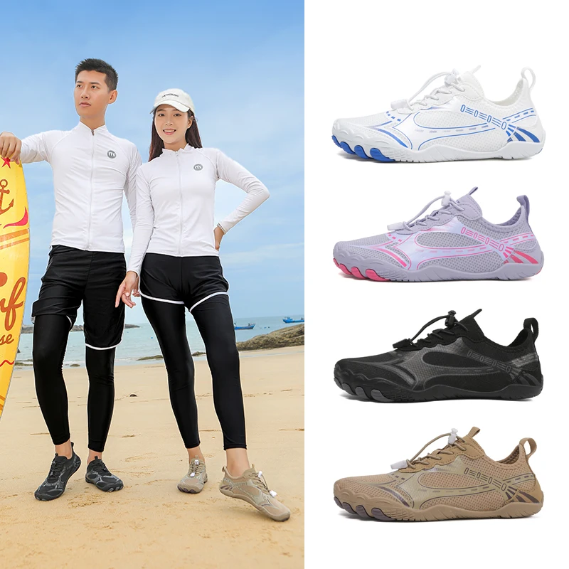 Women Men Aqua Shoes Beach Barefoot Water Sports Sneakers Unisex Summer Lightweight Quick Dry Outdoor Upstream Wading Swimming
Women Men Aqua Shoes Beach Barefoot Water Sports Sneakers Unisex Summer Lightweight Quick Dry Outdoor Upstream Wading Swimming