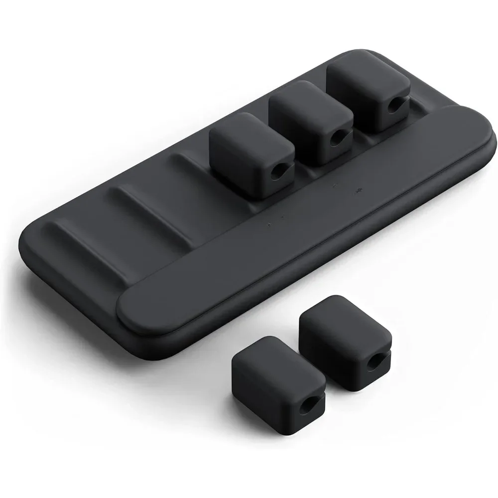Magnetic cable holder, desktop multi-purpose cable holder, 5 lightning cable clamps, USB C/micro cable, glued to wood
Magnetic cable holder, desktop multi-purpose cable holder, 5 lightning cable clamps, USB C/micro cable, glued to wood