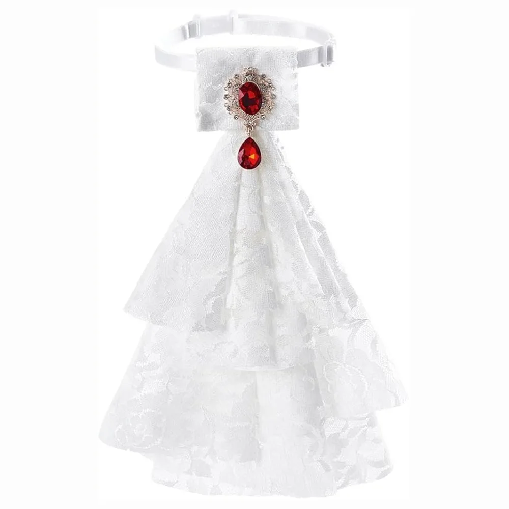 Women Accessories Vintage Style Lace Jabot Collar Detachable Ruffled Jabot Necktie Neckwear Renaissance Fairs
Women Accessories Vintage Style Lace Jabot Collar Detachable Ruffled Jabot Necktie Neckwear Renaissance Fairs