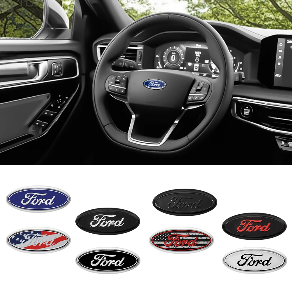 For Ford Focus Mk4 Kuga Fiesta Mk7 Explorer Mustang Car Styling Steering Wheel Center Cover Sticker Badge Decor Auto Accessories
For Ford Focus Mk4 Kuga Fiesta Mk7 Explorer Mustang Car Styling Steering Wheel Center Cover Sticker Badge Decor Auto Accessories