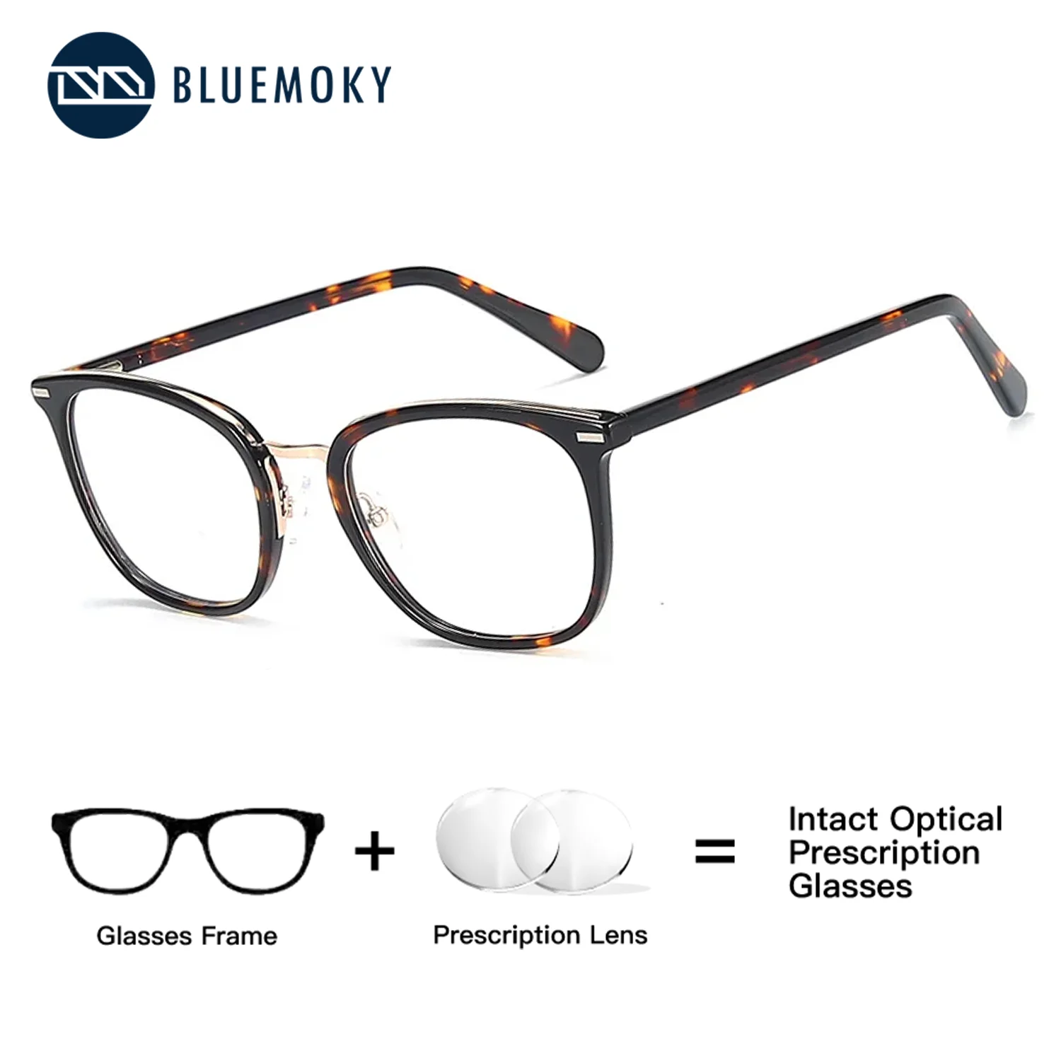 BLUEMOKY (S size) round prescription glasses for women's optical, handmade acetate fiber anti blue light progressive myopia
BLUEMOKY (S size) round prescription glasses for women's optical, handmade acetate fiber anti blue light progressive myopia