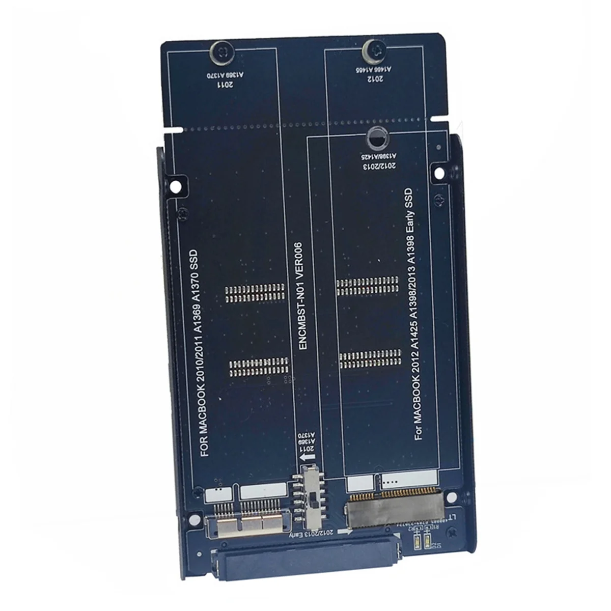 Конвертер A03R M2 SSD в SATA 2010-2011 A1369/1370 на 2012 годы, адаптер M.2 SSD 1425/1398/1466/1465
Конвертер A03R M2 SSD в SATA 2010-2011 A1369/1370 на 2012 годы, адаптер M.2 SSD 1425/1398/1466/1465