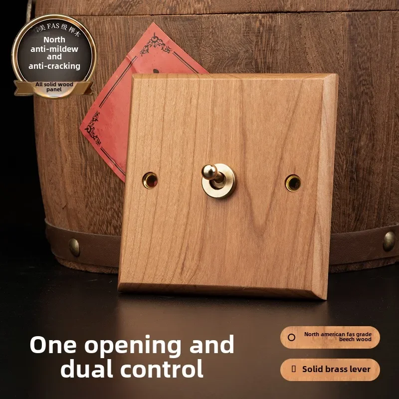 Обустройство дома, винтажный европейский стиль, массив дерева, тип 86, настенный тумблер, деревянная панель натурального цвета
Обустройство дома, винтажный европейский стиль, массив дерева, тип 86, настенный тумблер, деревянная панель натурального цвета