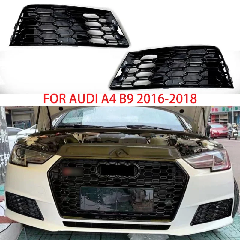 For Audi A4 B9 2016 2017 2018 Car Front Bumper Fog Light Grille Lamp Grill Cover Honeycomb HEX Mesh Auto Accessories 8WD807681B
For Audi A4 B9 2016 2017 2018 Car Front Bumper Fog Light Grille Lamp Grill Cover Honeycomb HEX Mesh Auto Accessories 8WD807681B