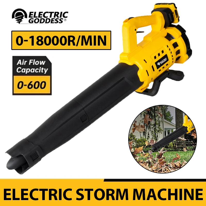 Electric Goddess Cordless Air Blower Brushless Handheld Leaf Hair Drier Courtyard/Home Power Tool For Dewalt 21V Battery
Electric Goddess Cordless Air Blower Brushless Handheld Leaf Hair Drier Courtyard/Home Power Tool For Dewalt 21V Battery