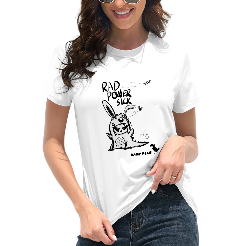 Summer Women's clothing cotton Funny parody trendy style prints Tshirt New Multi Color Design fashion hot selling y2k Top Casual
Summer Women's clothing cotton Funny parody trendy style prints Tshirt New Multi Color Design fashion hot selling y2k Top Casual