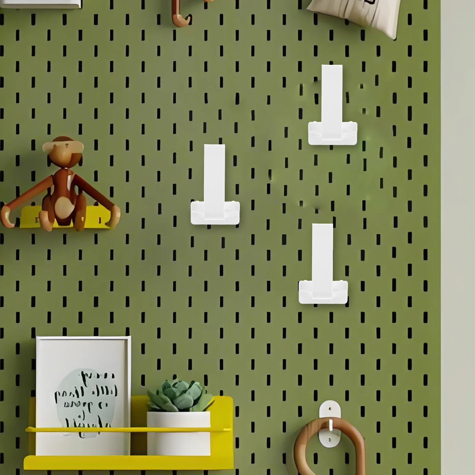 2Pcs Pegboard Hooks Heavy Duty Plastic Hangers Vertical Cup Drying Rack Paper Towel Holder Garage Laundry Craft Room Organizer
2Pcs Pegboard Hooks Heavy Duty Plastic Hangers Vertical Cup Drying Rack Paper Towel Holder Garage Laundry Craft Room Organizer