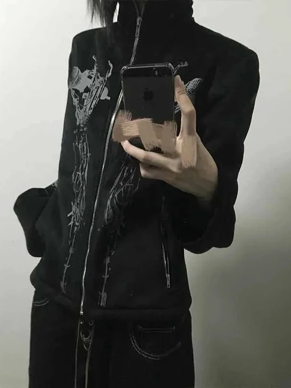 Женское пальто на подкладке Slim Fit Jaet с воротником-стойкой, визуальный дизайн субкультуры, осень-зима, новый топ Sle Aibi ort
Женское пальто на подкладке Slim Fit Jaet с воротником-стойкой, визуальный дизайн субкультуры, осень-зима, новый топ Sle Aibi ort