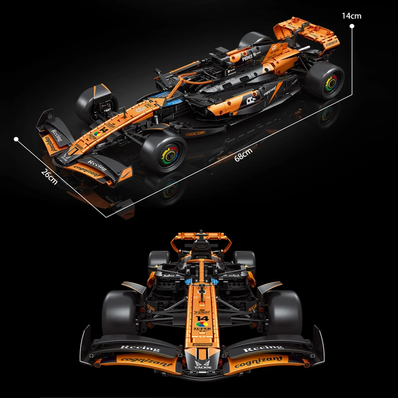 2055pcs MOC Technical Remote Control Sports Car MELERAE MCL39 Building Blocks Bricks Assembling Model Toys for Children Gift Set
2055pcs MOC Technical Remote Control Sports Car MELERAE MCL39 Building Blocks Bricks Assembling Model Toys for Children Gift Set