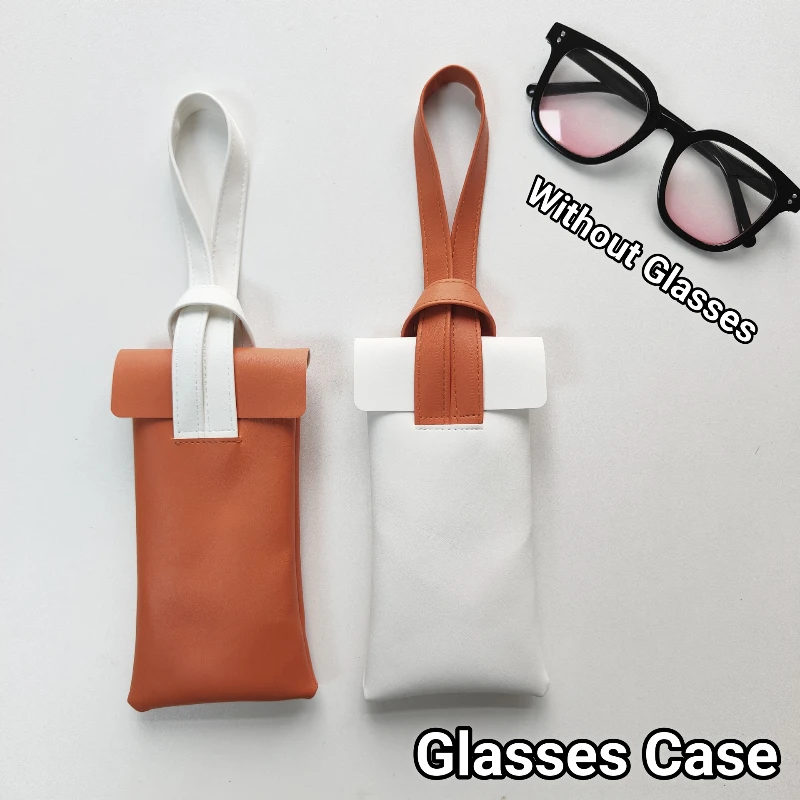 PU Leather Portable Reading Glasses Storage Pouch Glasses Case with Wristband Color Blocking Creative Sunglasses Case Women
PU Leather Portable Reading Glasses Storage Pouch Glasses Case with Wristband Color Blocking Creative Sunglasses Case Women