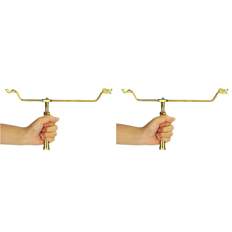 AB42-2X Copper Dowsing Rods Divining Rod,Solid Copper And Brass Dragon Seeking Tools For Detect Gold, Water Witching
AB42-2X Copper Dowsing Rods Divining Rod,Solid Copper And Brass Dragon Seeking Tools For Detect Gold, Water Witching