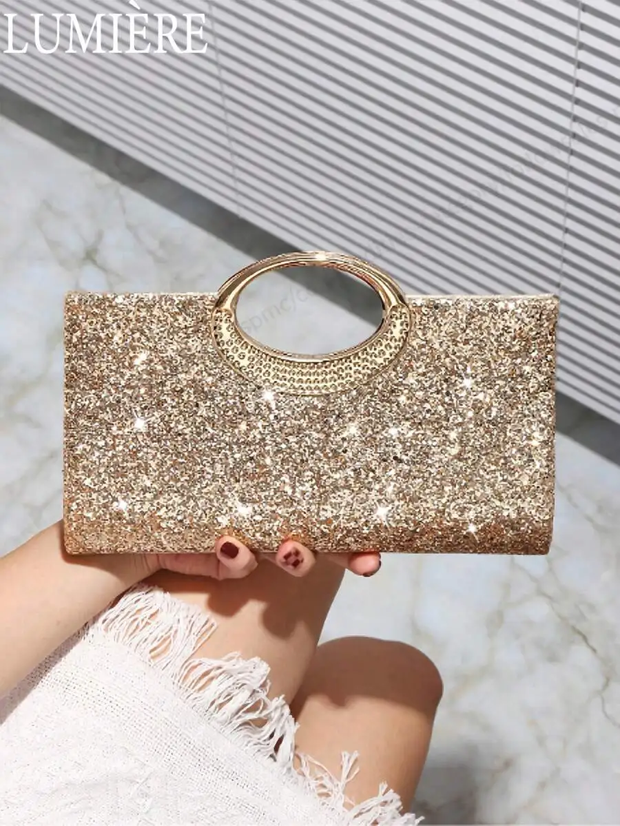 Glitter Sequined Clutch Bag For Women Evening Party Dinner Banquet
Glitter Sequined Clutch Bag For Women Evening Party Dinner Banquet