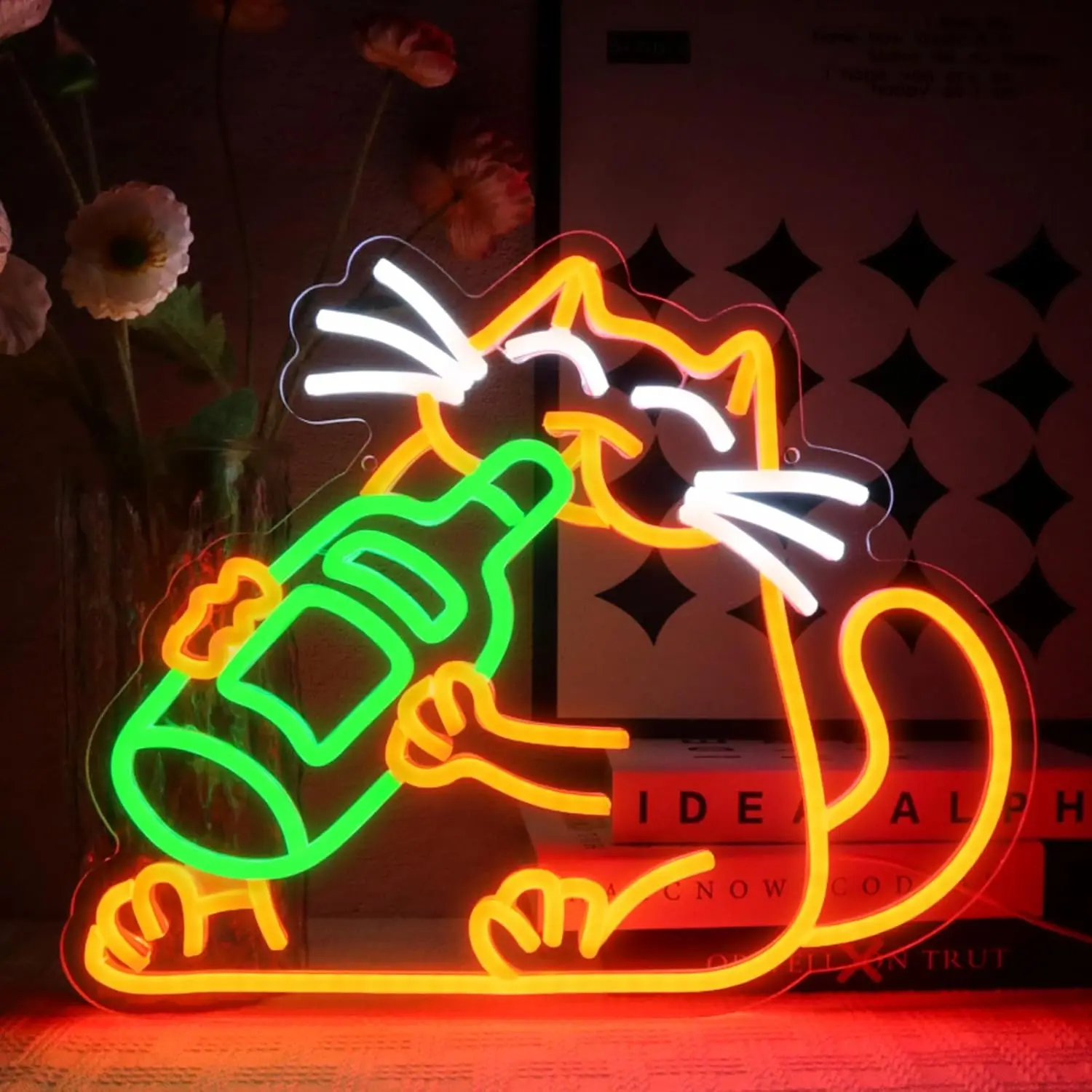 Cat Neon Sign LED Neon Light Panel for Wall Decor with USB Powered for Living Room Birthday Party Gifts for Animal Lovers
Cat Neon Sign LED Neon Light Panel for Wall Decor with USB Powered for Living Room Birthday Party Gifts for Animal Lovers