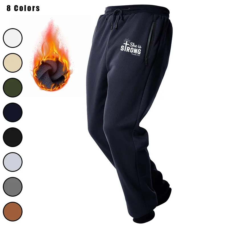 Мужские спортивные флисовые спортивные штаны для бега для тренировок с карманом на молнии и шнурком 
Мужские спортивные флисовые спортивные штаны для бега для тренировок с карманом на молнии и шнурком