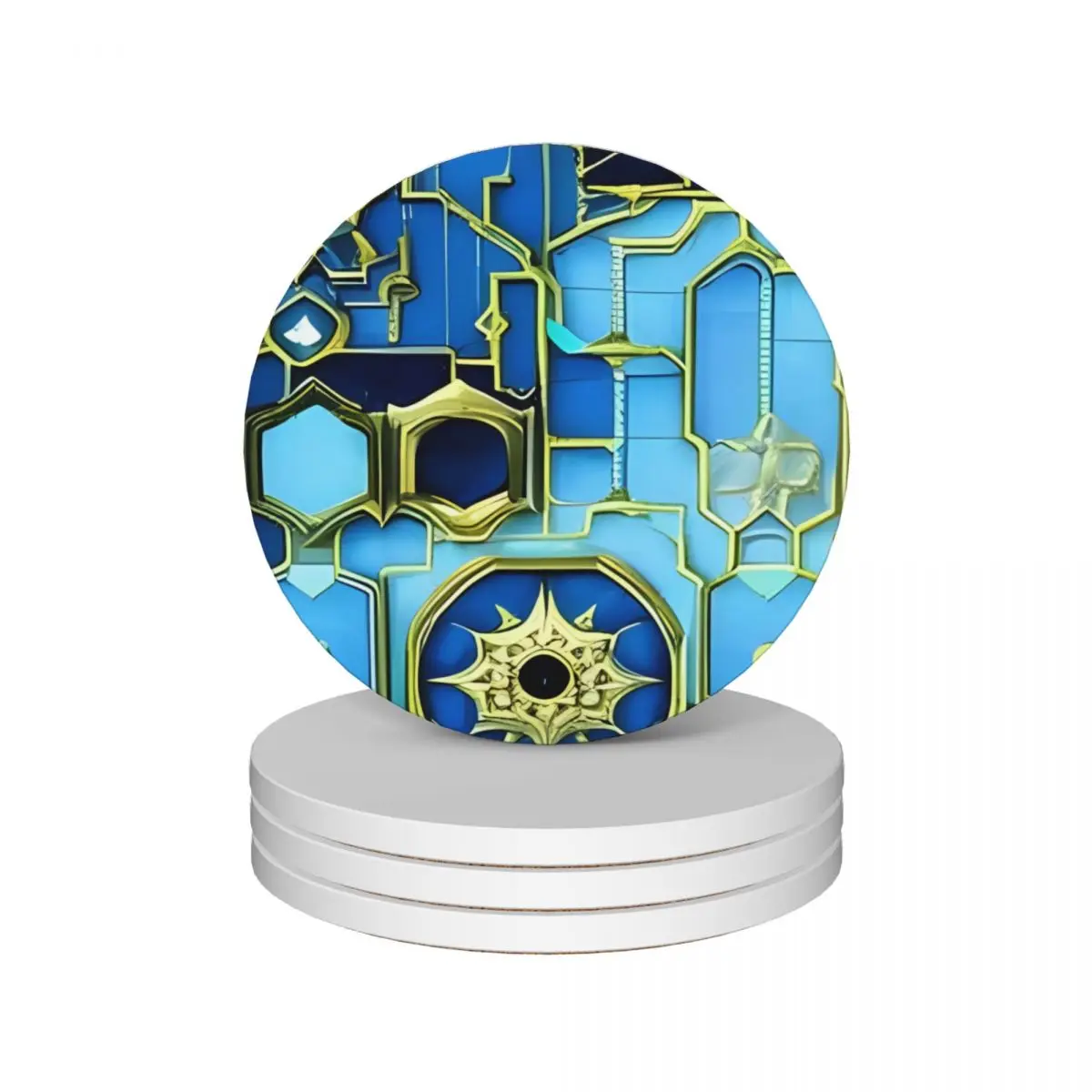 The Keymistress' Motif: Grace of Night Ceramic Coasters (Set of 4) mug set ceramic holder Coasters
The Keymistress' Motif: Grace of Night Ceramic Coasters (Set of 4) mug set ceramic holder Coasters