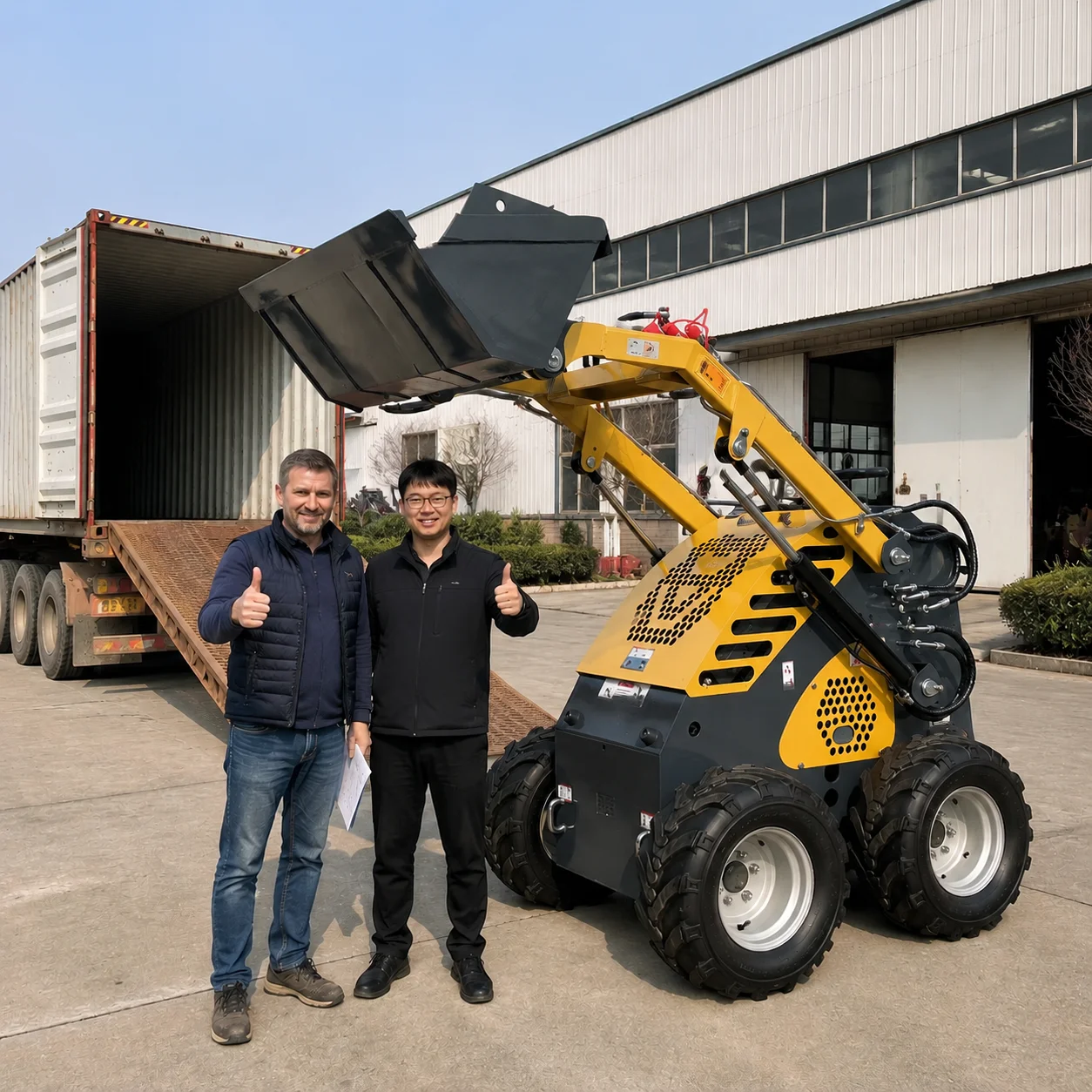 Custom Mini Skid Steer Loader for Dairy Farm Feeding Operations CE Euro 5 Hydraulic Loader Equipment
Custom Mini Skid Steer Loader for Dairy Farm Feeding Operations CE Euro 5 Hydraulic Loader Equipment