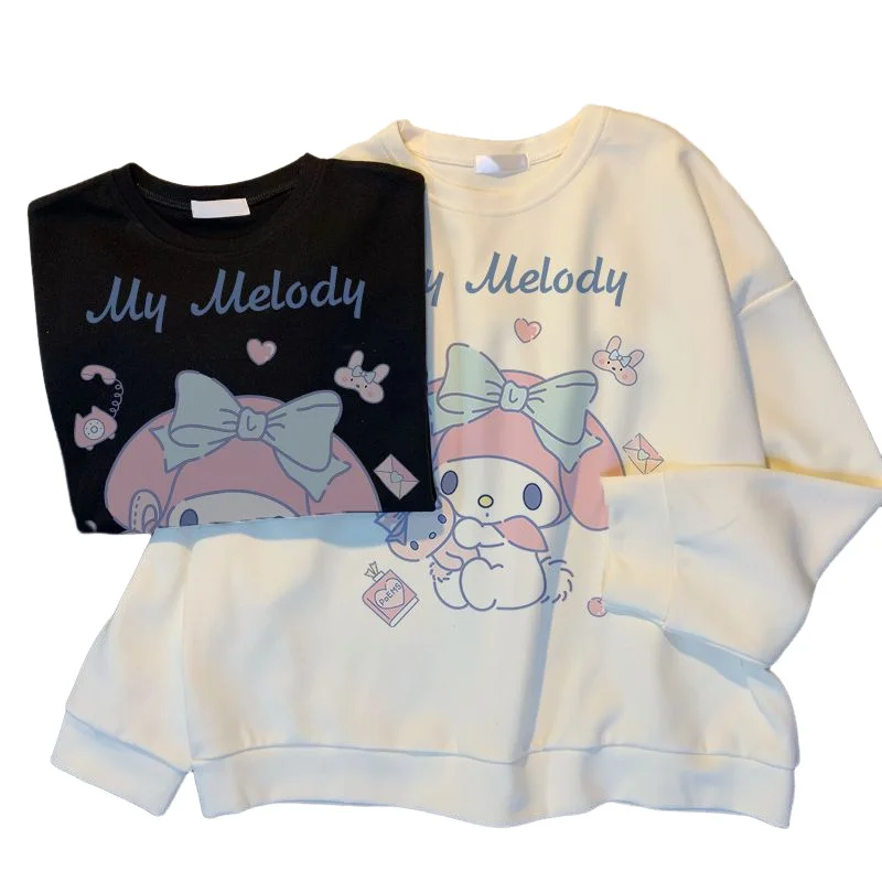 Свитшот с принтом Sanrio My Melody, модный осенний 2026, свободный пуловер для девочек, для повседневной носки, сохраняющий тепло, парный образ, корейский подарок
Свитшот с принтом Sanrio My Melody, модный осенний 2026, свободный пуловер для девочек, для повседневной носки, сохраняющий тепло, парный образ, корейский подарок