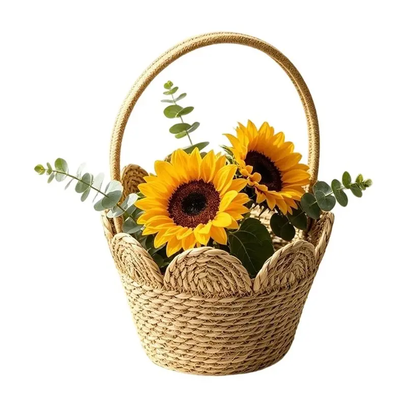 ABGH-Scalloped Basket Woven Hanging Baskets For Indoor Plants & Decor Boho Wicker Storage Bins For Towels Keys Flowers
ABGH-Scalloped Basket Woven Hanging Baskets For Indoor Plants & Decor Boho Wicker Storage Bins For Towels Keys Flowers