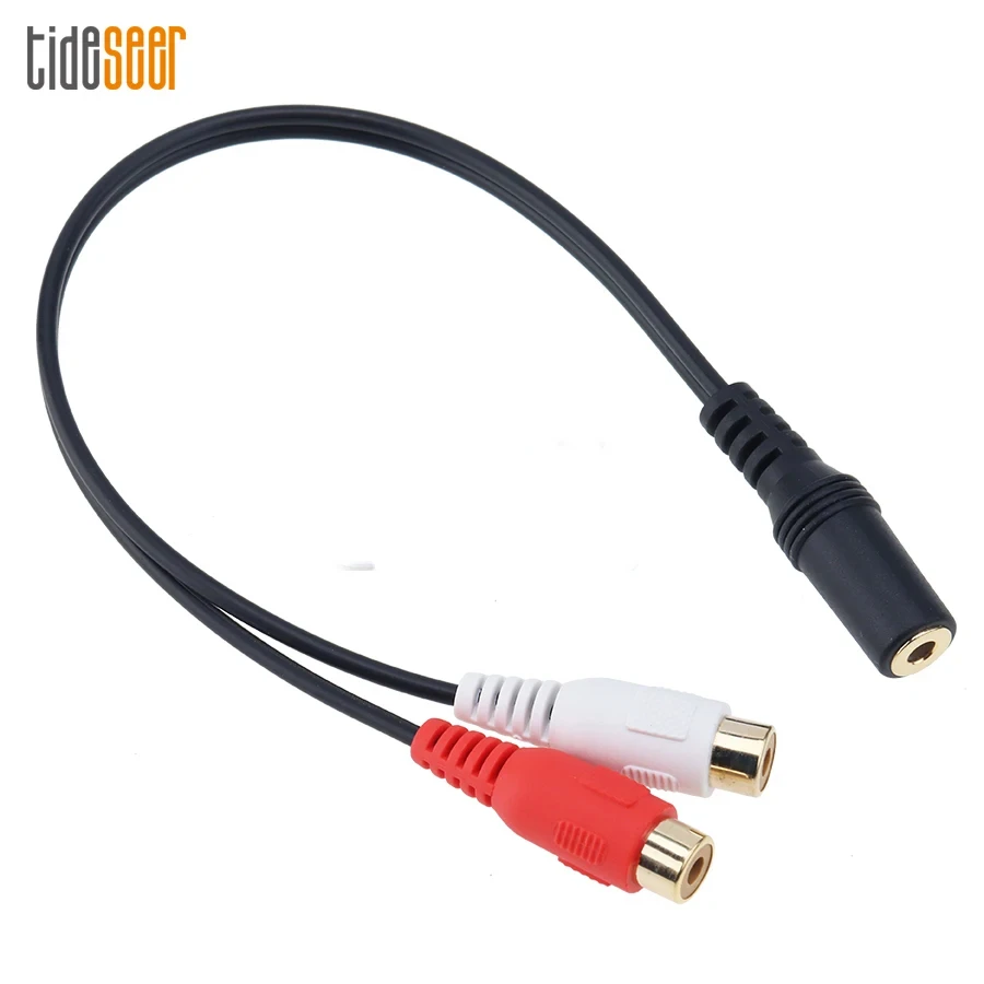 100pcs 3.5mm Stereo Female to 2 RCA Female Jack Audio Adapter Y Splitter Cable Cord for DVD CD TV VCR Headphone
100pcs 3.5mm Stereo Female to 2 RCA Female Jack Audio Adapter Y Splitter Cable Cord for DVD CD TV VCR Headphone