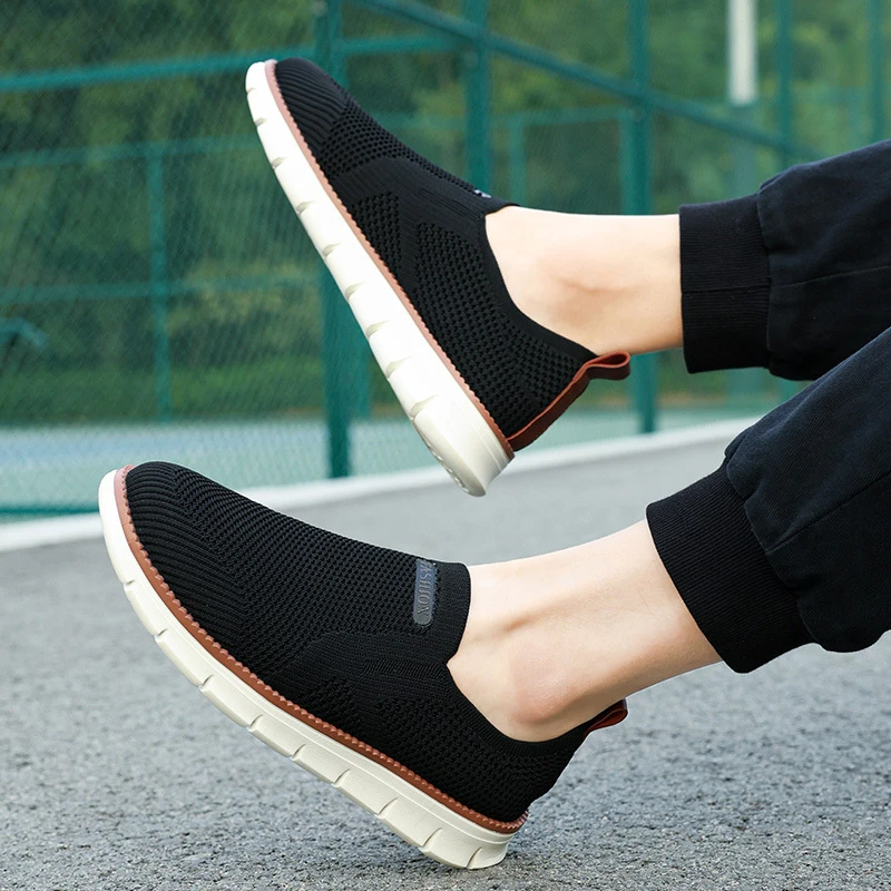 British Style Men's Shoes Autumn Breathable Sports Shoes Flying Mesh Shoes Men's Comfortable Casual Running Trend Shoes New
British Style Men's Shoes Autumn Breathable Sports Shoes Flying Mesh Shoes Men's Comfortable Casual Running Trend Shoes New