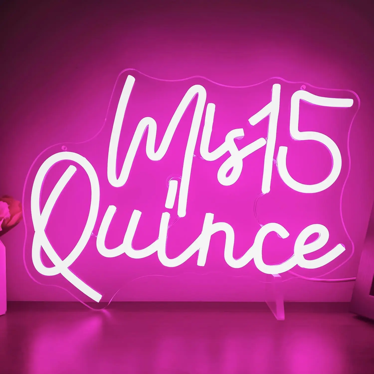 Ms 15 Quince Neon Sign USB LED Wall Light Quinceanera 15th Birthday Party Backdrop Decor Sweet Fifteen Night Lamp Girl Gift
Ms 15 Quince Neon Sign USB LED Wall Light Quinceanera 15th Birthday Party Backdrop Decor Sweet Fifteen Night Lamp Girl Gift