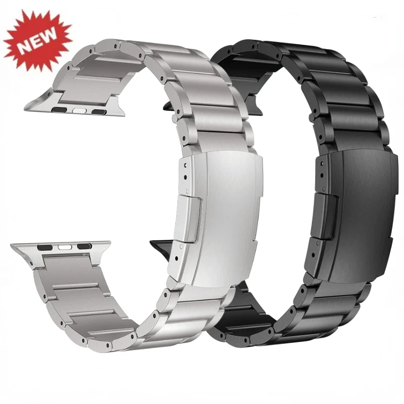 Metal Belt For Apple Watch 49mm 46mm 45mm 44mm 42mm 41mm 40mm Titanium Stainless Steel Band For iWatch Ultra 10 9 8 7 6 5 4 3 SE
Metal Belt For Apple Watch 49mm 46mm 45mm 44mm 42mm 41mm 40mm Titanium Stainless Steel Band For iWatch Ultra 10 9 8 7 6 5 4 3 SE