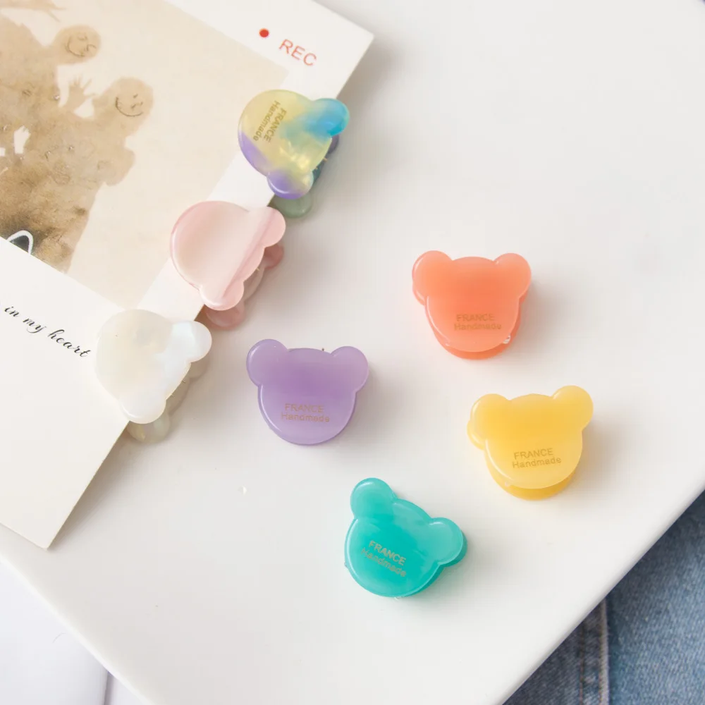 Корейский милый зажим в виде медвежьих когтей для тонких волос, ацетатная мини-шпилька, нескользящая боковая заколка, подарок
Корейский милый зажим в виде медвежьих когтей для тонких волос, ацетатная мини-шпилька, нескользящая боковая заколка, подарок