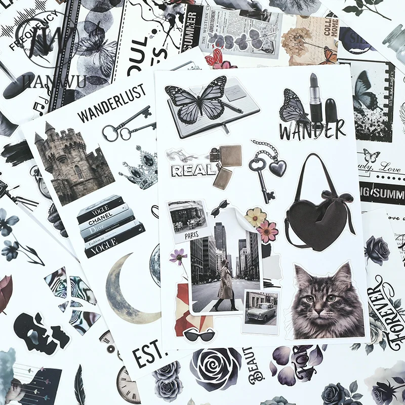 JIANWU Vintage Life Items Character Flower Landscape Material Collage Scrapbooking Sticker Book Creative DIY Journal Stationery
JIANWU Vintage Life Items Character Flower Landscape Material Collage Scrapbooking Sticker Book Creative DIY Journal Stationery