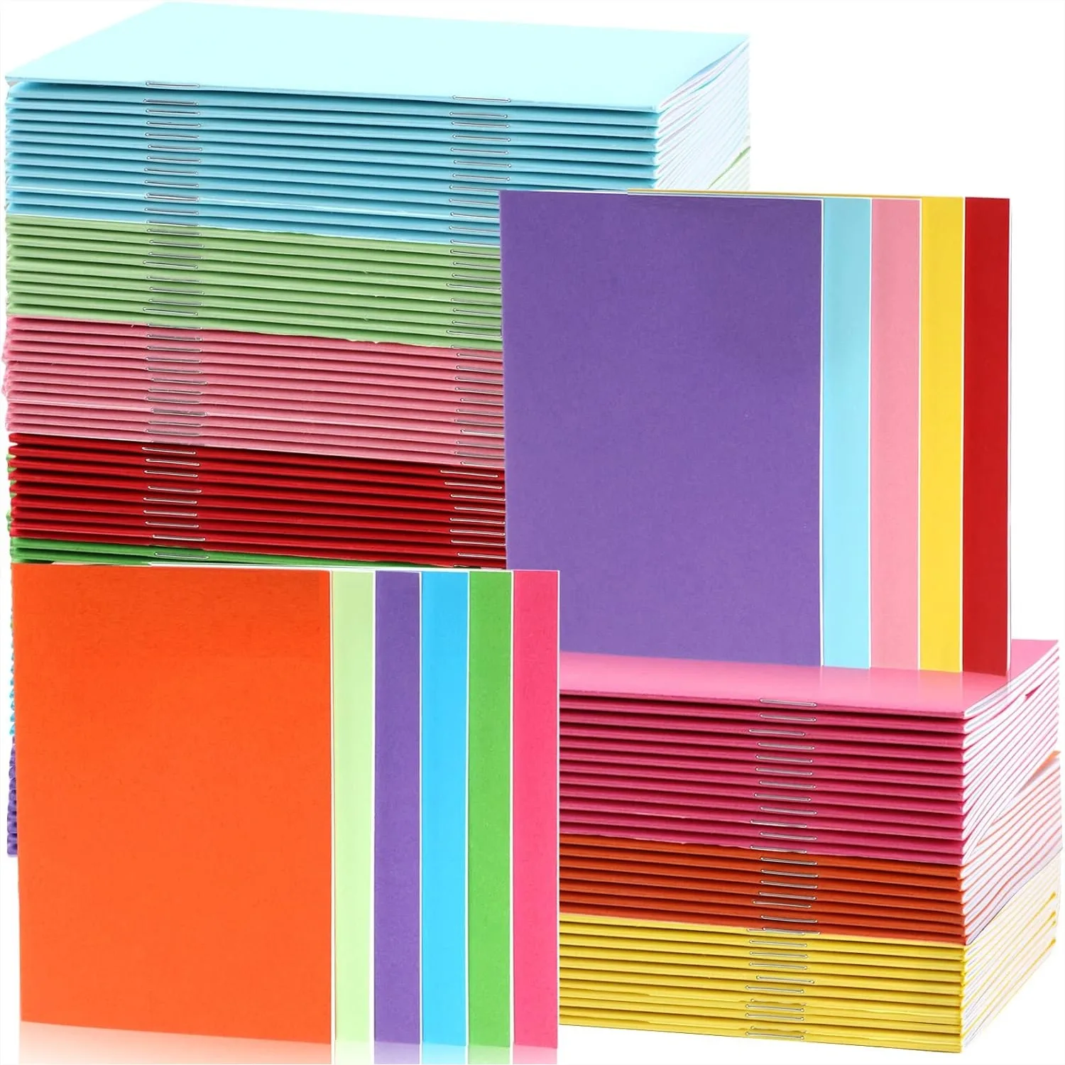100 Pack Mini Blank Books for Kids, 4x5.5 Hardcover Sketchbooks for Drawing, Writing, and Creative DIY Projects
100 Pack Mini Blank Books for Kids, 4x5.5 Hardcover Sketchbooks for Drawing, Writing, and Creative DIY Projects
