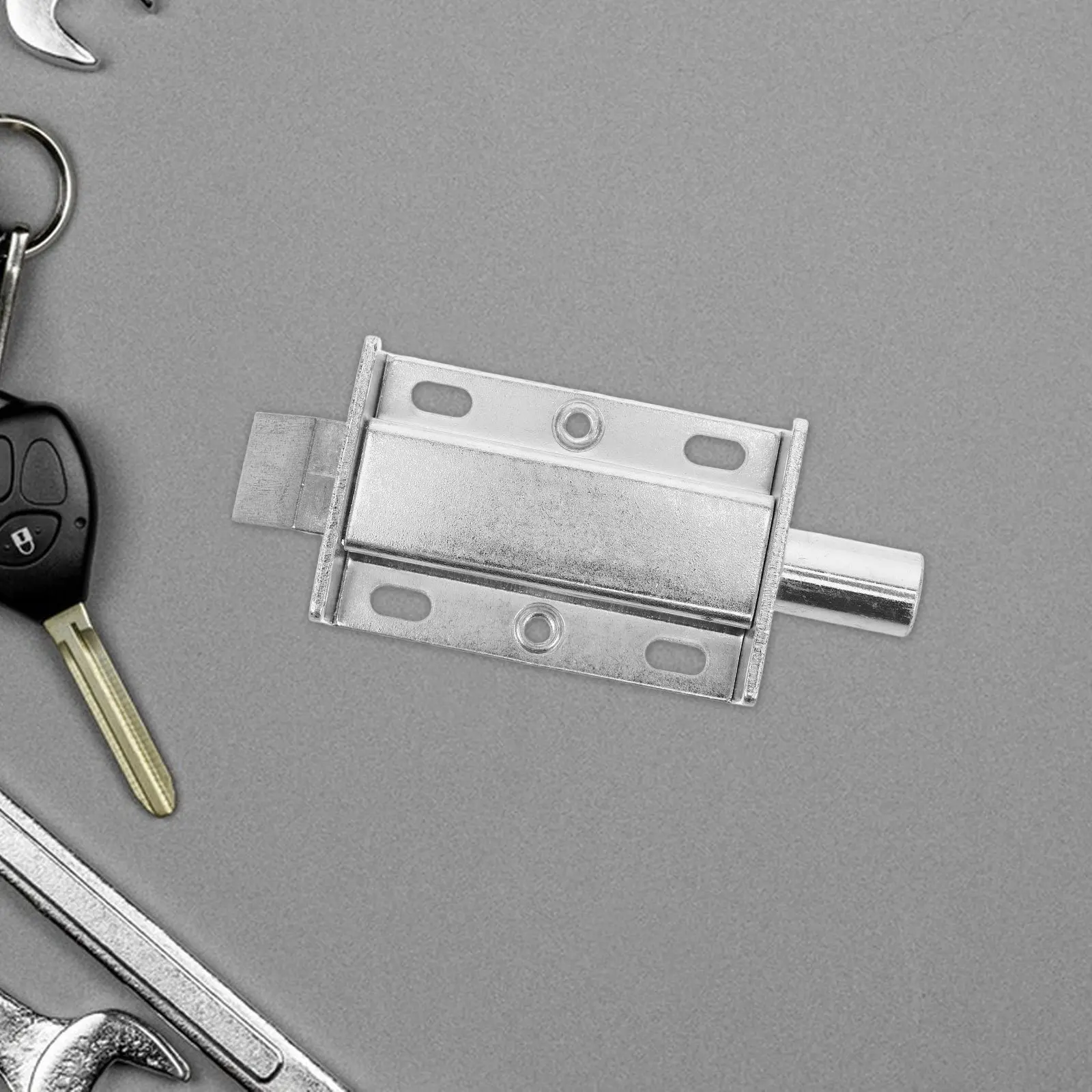 Надежный пружинный замок для металлических инструментальных ящиков, автомобильный дверной замок-фиксатор для надежного закрытия в суровых условиях
Надежный пружинный замок для металлических инструментальных ящиков, автомобильный дверной замок-фиксатор для надежного закрытия в суровых условиях