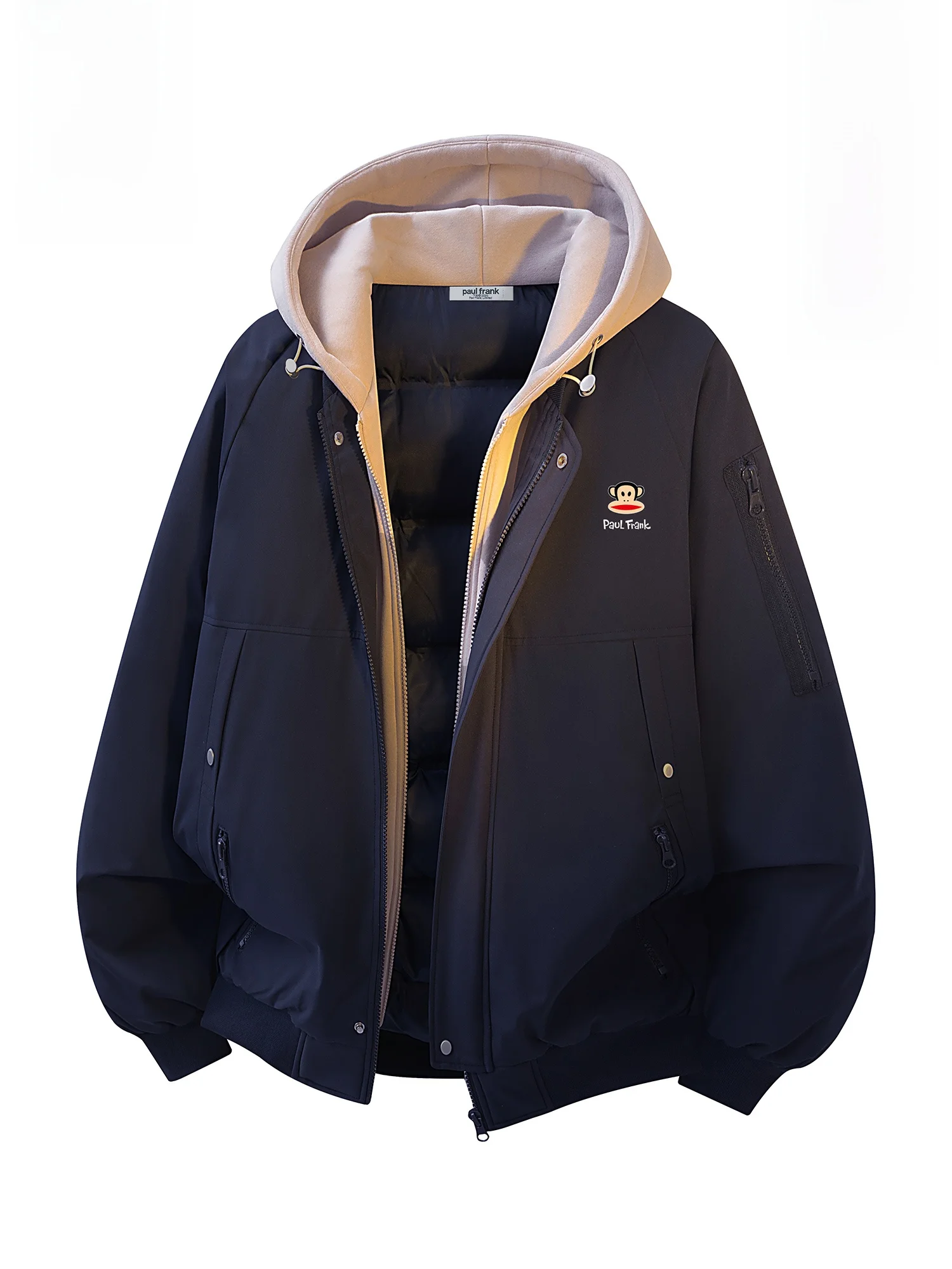 PaulFrank Winter Cotton Jaet Men's American Trendy Couple Color Blo Hooded Coat Loose Fit Long Sve Warmth Youth ular
PaulFrank Winter Cotton Jaet Men's American Trendy Couple Color Blo Hooded Coat Loose Fit Long Sve Warmth Youth ular