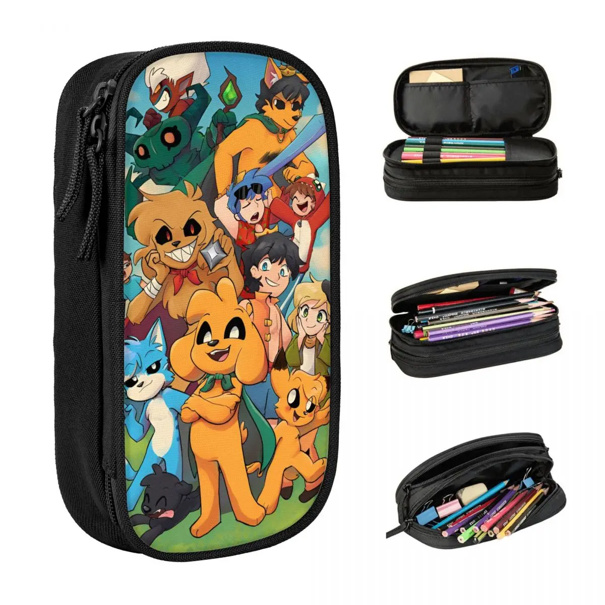 Mikecracks Cartoon Pencil Case School Pencil Cases Double Layer Boy Girl Kawaii College Pencil Bag School Supplies
Mikecracks Cartoon Pencil Case School Pencil Cases Double Layer Boy Girl Kawaii College Pencil Bag School Supplies