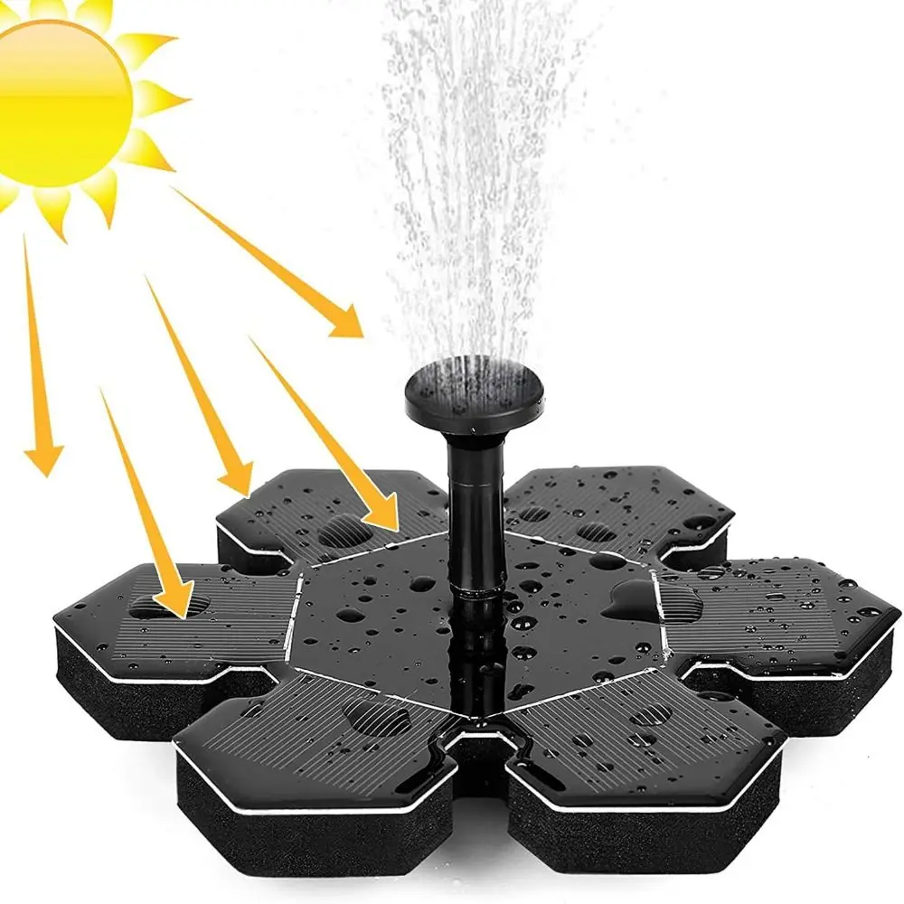 Floating Solar Fountain Pump Energy Saving 1.4W Power Solar Powered Pump Multiple Nozzles Hot Solar Submersible Pump Patio
Floating Solar Fountain Pump Energy Saving 1.4W Power Solar Powered Pump Multiple Nozzles Hot Solar Submersible Pump Patio