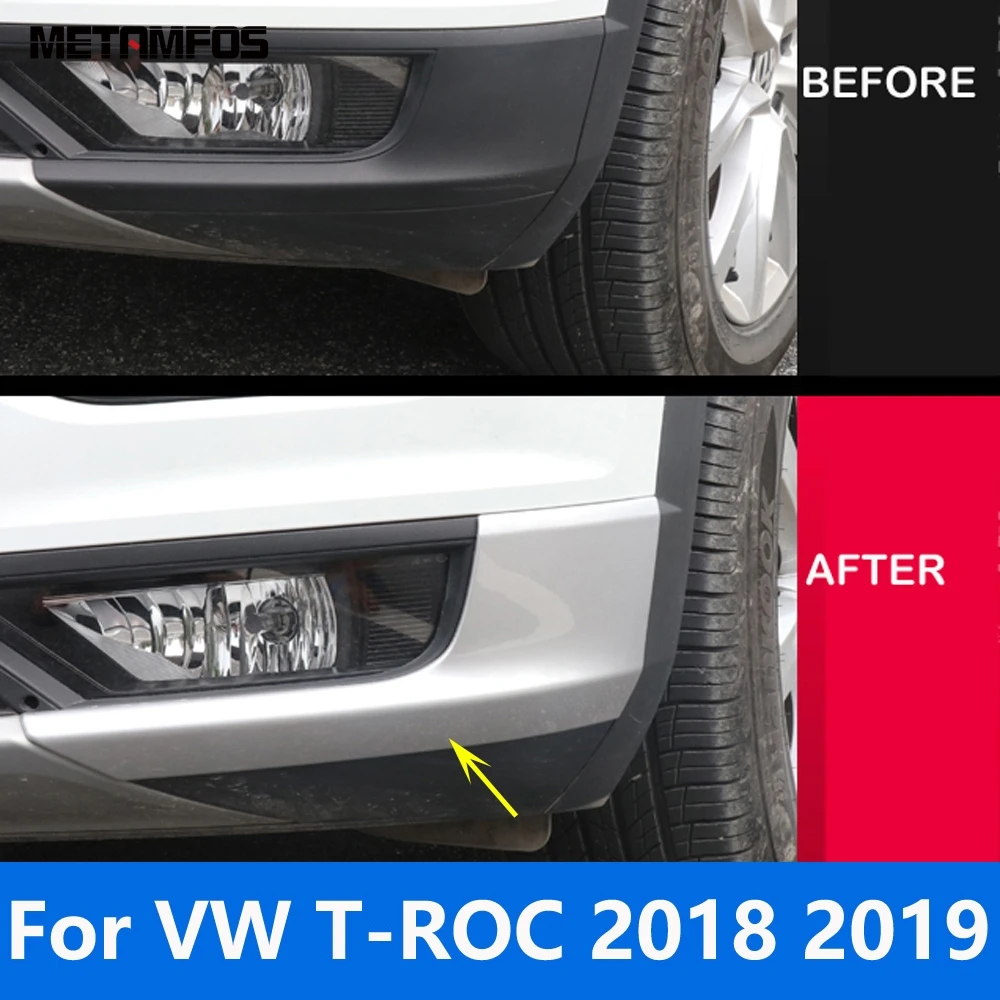 Автомобильные аксессуары для Volkswagen VW T-ROC TROC 2018 2019, внешняя матовая передняя противотуманная фара, накладка на бампер, защита от столкновений
Автомобильные аксессуары для Volkswagen VW T-ROC TROC 2018 2019, внешняя матовая передняя противотуманная фара, накладка на бампер, защита от столкновений