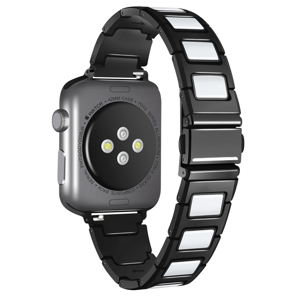 Stainless Steel Ceramic Watch Bands for Apple Watch 5 Band 38mm 40mm Strap for iWatch Sport Edition Series 4 3 2 bracelet correa
Stainless Steel Ceramic Watch Bands for Apple Watch 5 Band 38mm 40mm Strap for iWatch Sport Edition Series 4 3 2 bracelet correa