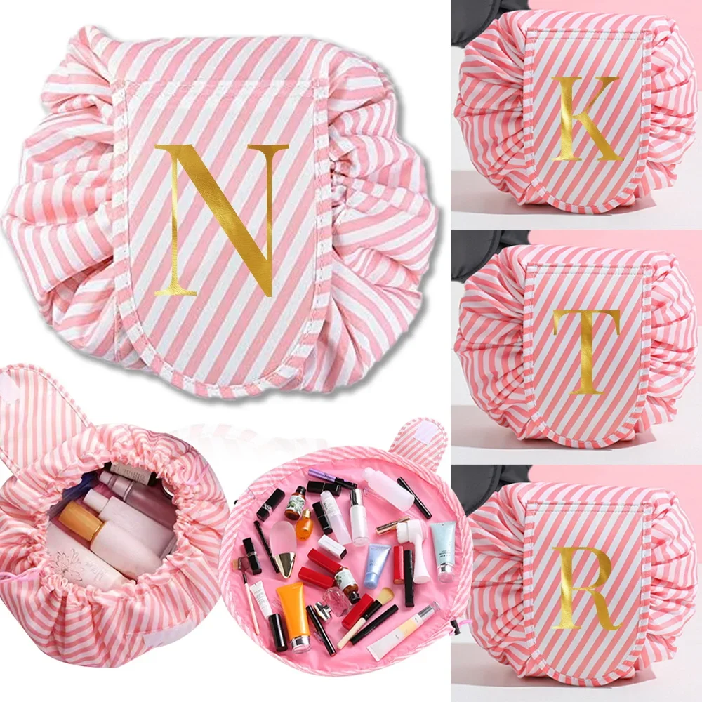 Women's Cosmetic Bag Red Stripe Make Up Pouch Women Outdoor Toiletries Organize Printing Letter Series Portable Beauty Cases
Women's Cosmetic Bag Red Stripe Make Up Pouch Women Outdoor Toiletries Organize Printing Letter Series Portable Beauty Cases