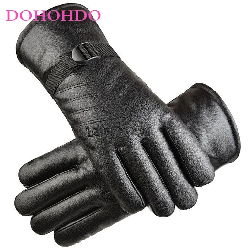 Winter Leather Gloves Men Plus Velvet Padded Windproof Waterproof Touch Screen Outdoor Motorcycle Riding Black Gloves Перчатки
Winter Leather Gloves Men Plus Velvet Padded Windproof Waterproof Touch Screen Outdoor Motorcycle Riding Black Gloves Перчатки
