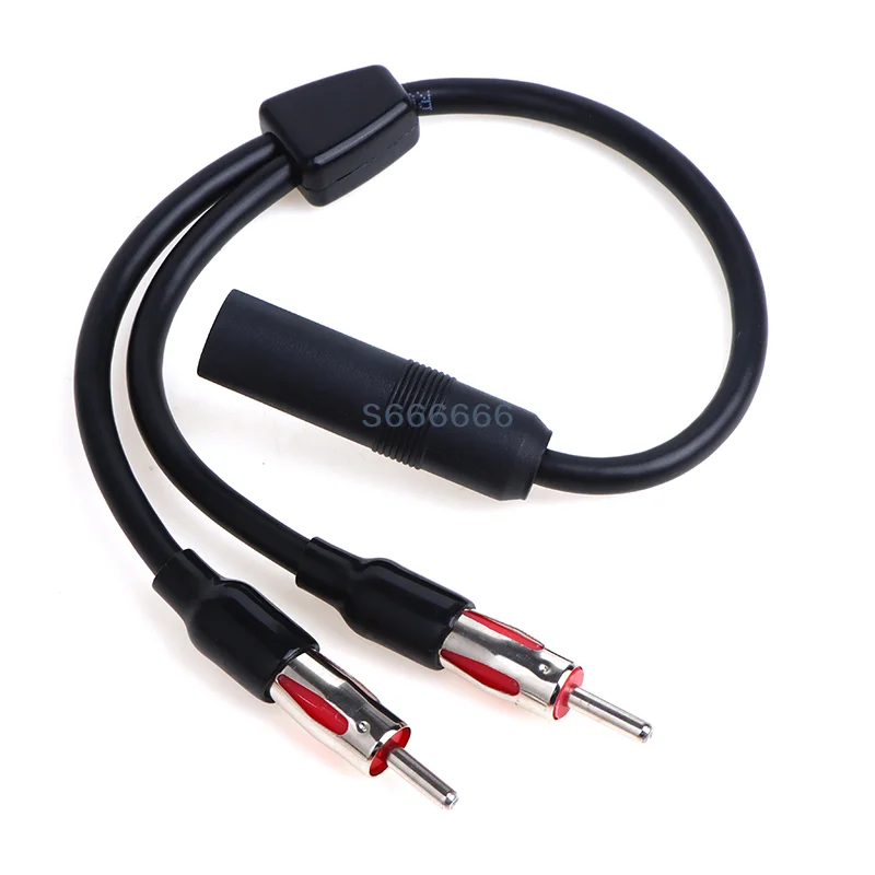 2 Male 1 Female Extension Cable Adapter Radio Antenna Car AM FM Antenna Splitter Y-Adapter
2 Male 1 Female Extension Cable Adapter Radio Antenna Car AM FM Antenna Splitter Y-Adapter