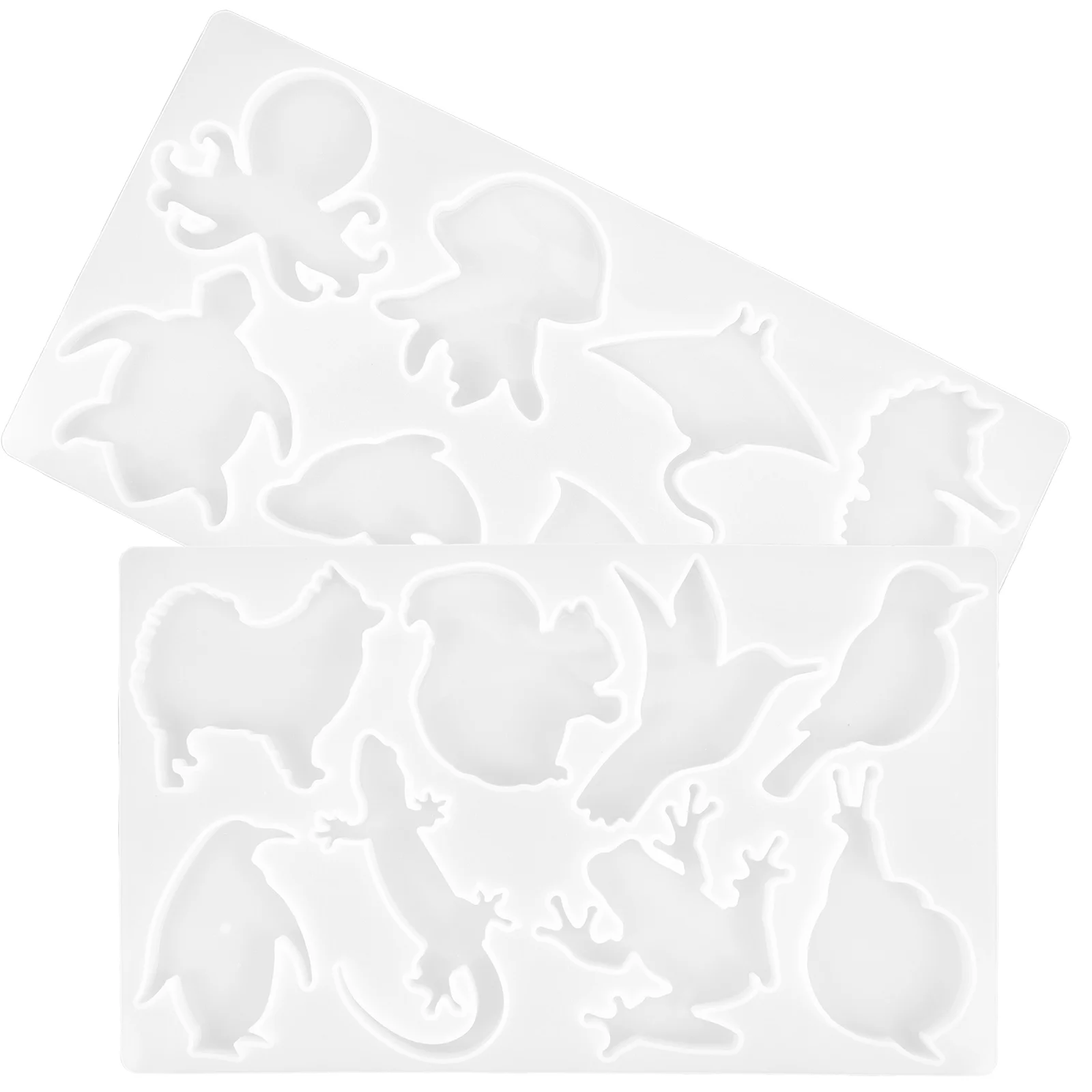 2 Pcs Animal Decor Crafts Making Silicone Mold Epoxy Shape Casting Easy Demold Resistant Tearing Washable Smooth Non
2 Pcs Animal Decor Crafts Making Silicone Mold Epoxy Shape Casting Easy Demold Resistant Tearing Washable Smooth Non