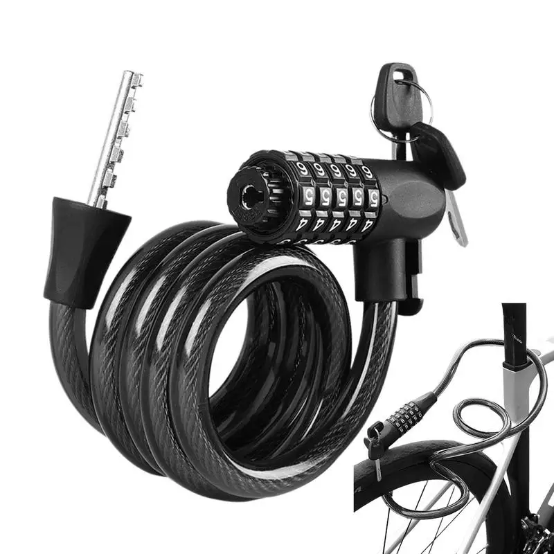 Cycling Security Lock Waterproof Folding Cable Lock Lightweight Portable Cable Lock Black Security Lock With Key For Commuting
Cycling Security Lock Waterproof Folding Cable Lock Lightweight Portable Cable Lock Black Security Lock With Key For Commuting