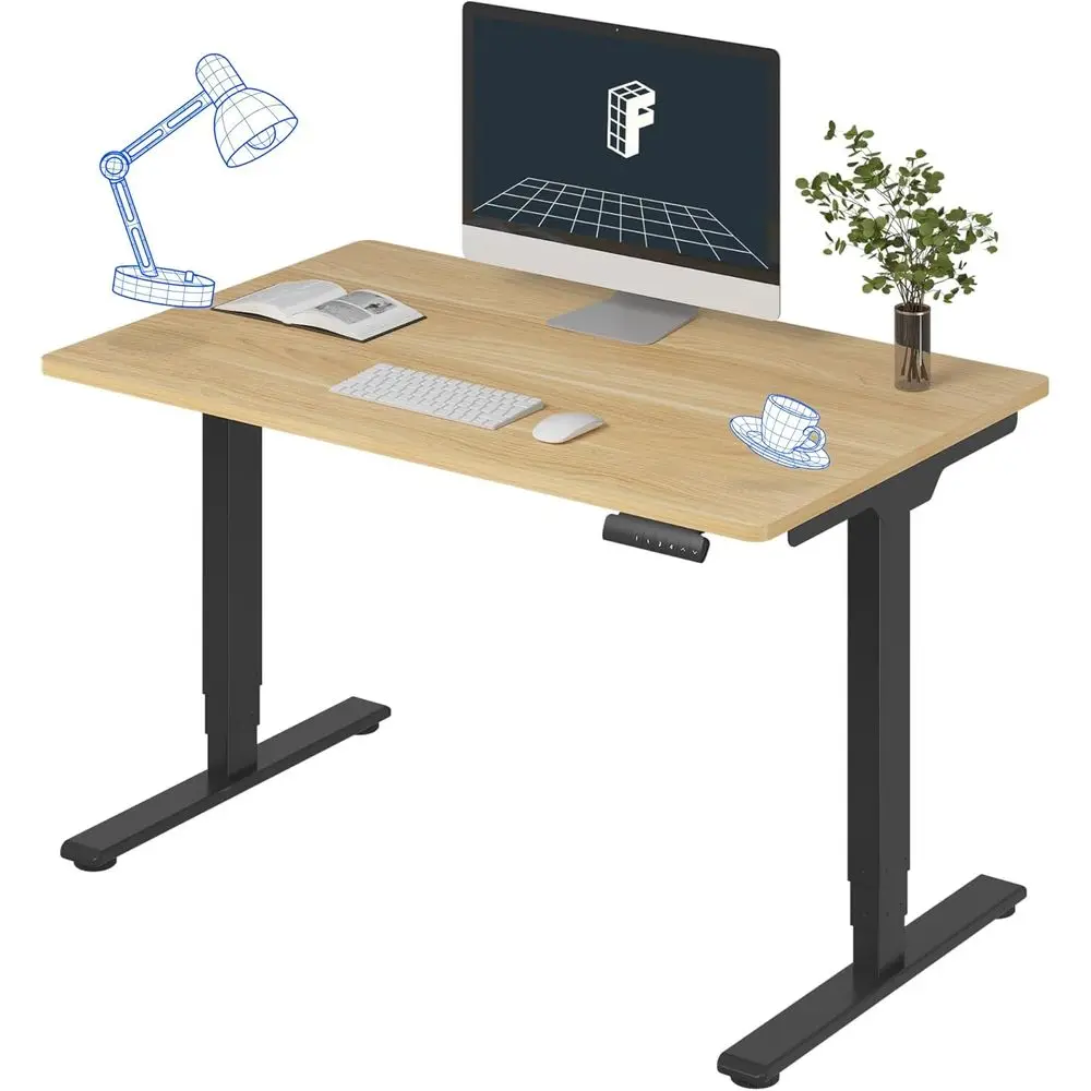 3-Stage Dual Motor Electric Desk 48x30, 220 lbs Capacity, Height Adjustable with Memory Presets, Maple Top, Ships in 2
3-Stage Dual Motor Electric Desk 48x30, 220 lbs Capacity, Height Adjustable with Memory Presets, Maple Top, Ships in 2