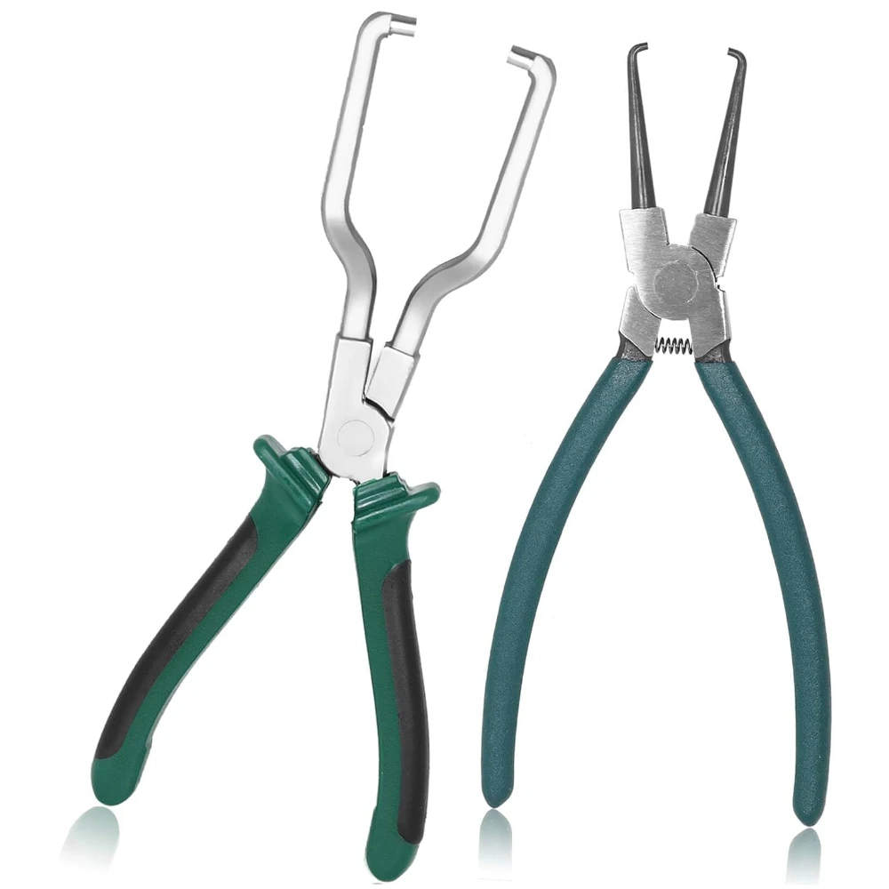 2 Pcs 9 Inch Electrical Disconnect Pliers Fuel Filter Caliper/Fuel Line Petrol Clip Pipe Pliers Automotive Hose Disconnect Tool
2 Pcs 9 Inch Electrical Disconnect Pliers Fuel Filter Caliper/Fuel Line Petrol Clip Pipe Pliers Automotive Hose Disconnect Tool