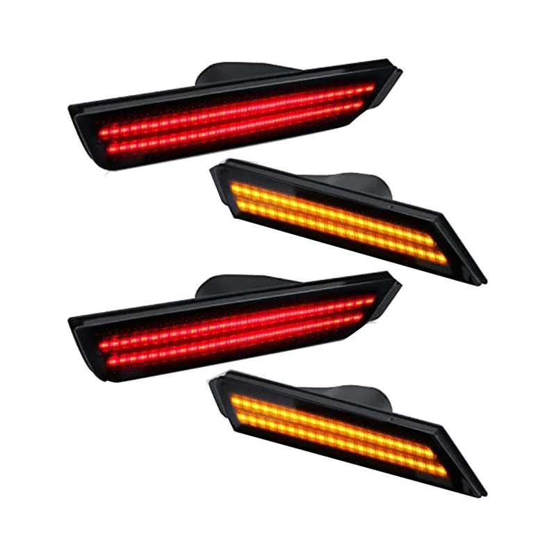 Smoked Lens LED Side Marker Lights for Chevy Camaro 2011-2015, Front Rear Bumper Sidemarker Lamps Reflectors
Smoked Lens LED Side Marker Lights for Chevy Camaro 2011-2015, Front Rear Bumper Sidemarker Lamps Reflectors
