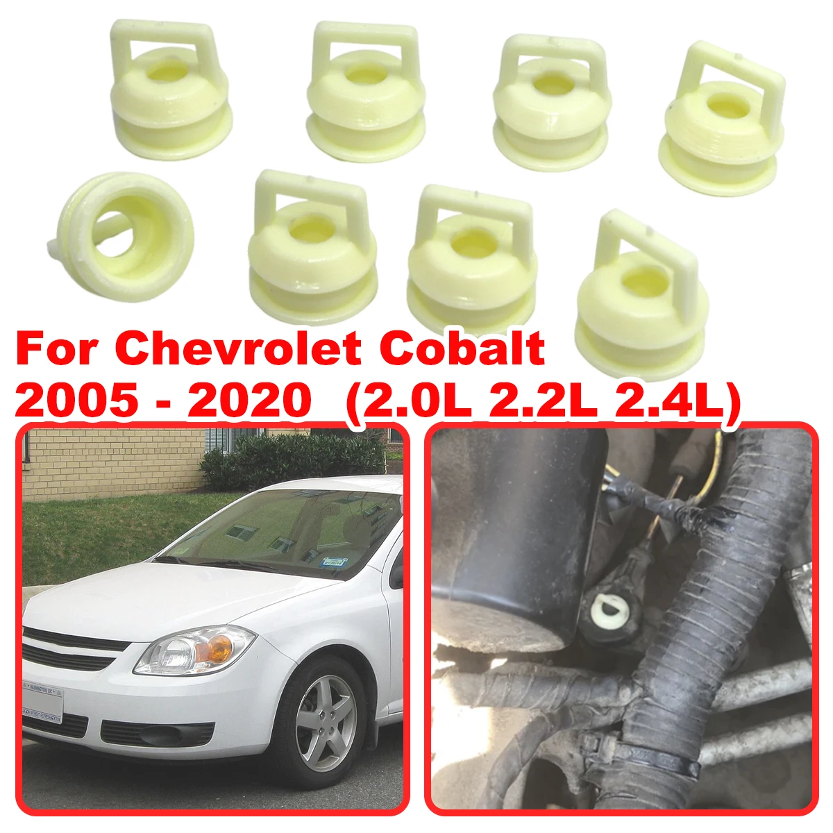 8pcs For Chevrolet Cobalt 2005 2006 - 2020 Shifter Cable Bushing Rubber Grommet Clip Shift linkage Repair Kit 15276979 15823112
8pcs For Chevrolet Cobalt 2005 2006 - 2020 Shifter Cable Bushing Rubber Grommet Clip Shift linkage Repair Kit 15276979 15823112