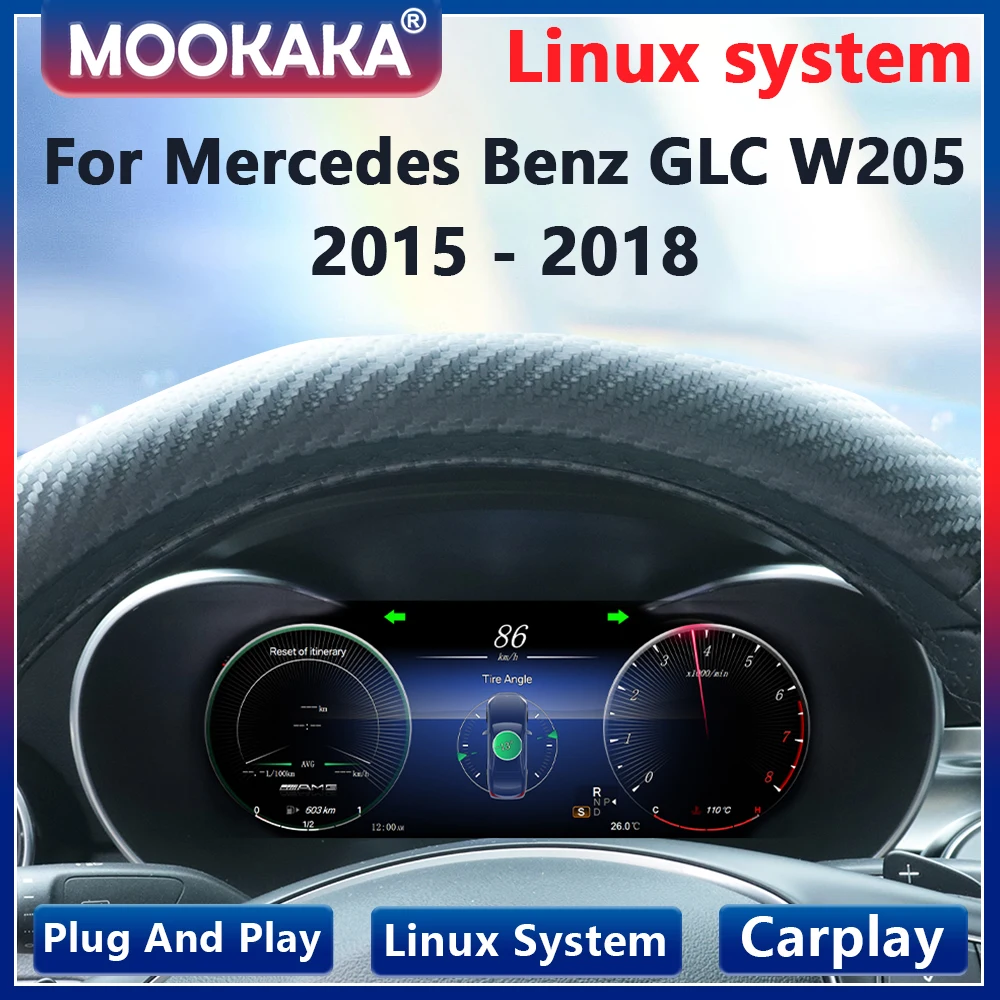 Wireless Carplay For Mercedes Benz GLC W205 2015-2018 Car LCD Dashboard Digital Cluster Virtual Cockpit Instrument GPS
Wireless Carplay For Mercedes Benz GLC W205 2015-2018 Car LCD Dashboard Digital Cluster Virtual Cockpit Instrument GPS